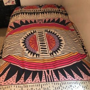 Urban Outfitters graphic duvet cover twin